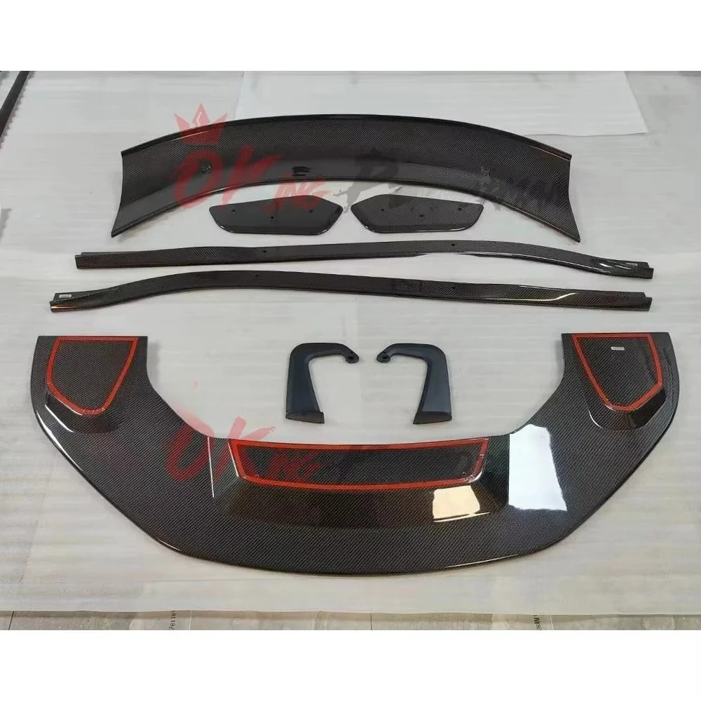 Lotus Emira GT4 Style Dry Carbon Fiber Front Lip for Lotus Emira
